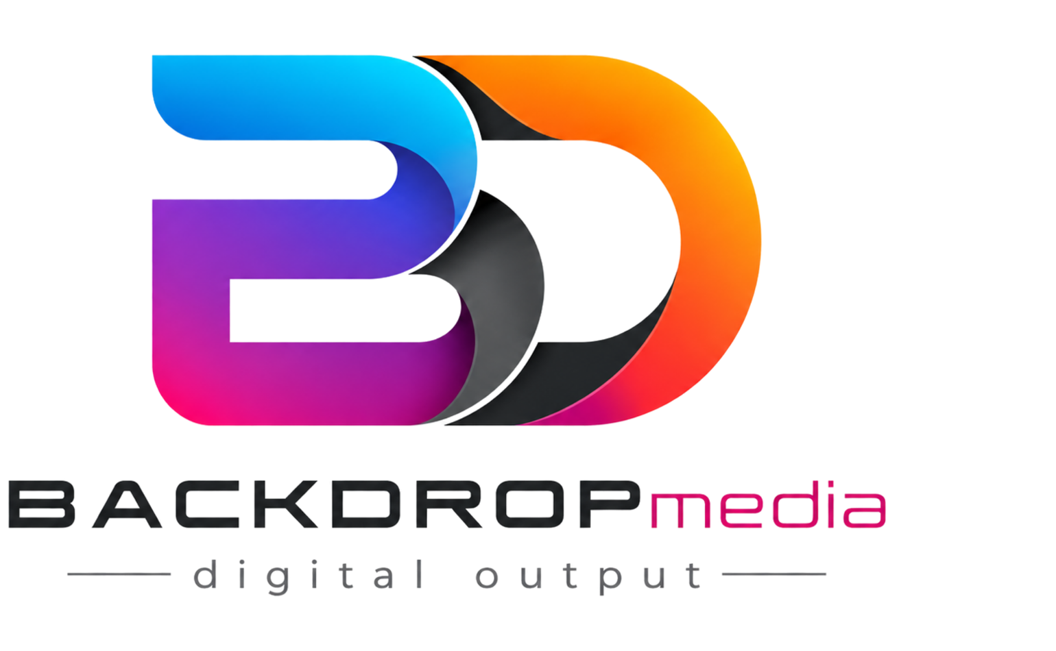 Backdrop Media signage and digital print